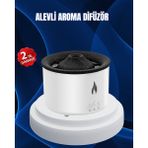 Skygo Revify 3D Alev Işıklı Aromaterapi Makinesi – 360 ml Su Kapasiteli Sessiz Difüzör
