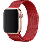 Skygo Revify Apple Watch 38MM Metal Mıknatıslı Kordon (Saat Değildir) - Kırmızı
