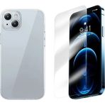 Skygo Revify Baseus iPhone 15 Plus Corning Serisi Silikon Kılıf + Tempered Ekran Koruyucu SET-(5775)