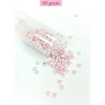 Skygo Revify Dökme Cam Kum Boncuk Büyük Boy (6/0) 4 mm - 60 Gram - Toz Pembe - BNC113