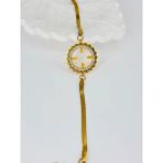 Skygo Revify Gold Zirkon Taşlı Çelik Çelik Bileklikler 17+4 Cm - KBL0362