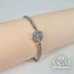 Skygo Revify Gold Zirkon Taşlı Pirinç Zirkon Bileklikler 17+2,5 cm - KBL0037