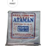 Skygo Revify Kalın Şeffaf Atlet Poşet Küçük Boy 25X33 cm 1 kg (3 Paket-Takriben 510 Adet)