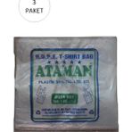 Skygo Revify Kalın Şeffaf Atlet Poşet Orta Boy 27X47 cm 1 kg (3 Paket-Takriben 435 Adet)