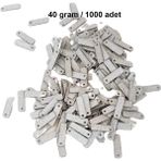 Skygo Revify Mat Beyaz 15 x 5 mm Dantel Oya Yazma Halhal Abiye Lazer Kesim Pul 1000 Adet / 40 Gram