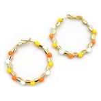 Skygo Revify Mineli Halka Küpe - Çok Renkli