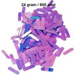 Skygo Revify Mor 15 x 5 mm Dantel Oya Yazma Halhal Abiye Lazer Kesim Pul 600 Adet / 24 Gram