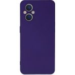 Skygo Revify Oppo Reno 7 Lite Kılıf Nano Içi Kadife Silikon - Mor