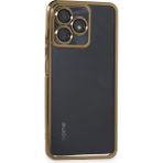 Skygo Revify Realme C53 Kılıf Razer Lensli Silikon - Gold