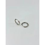 Skygo Revify Rodyum Çelik Erkek Küpe Çap (10 Mm) Kalınlık (2 Mm) - EKP0025