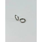 Skygo Revify Rodyum Çelik Erkek Küpe Çap (7 Mm) Kalınlık (2 Mm) - EKP0026