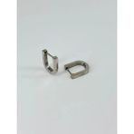 Skygo Revify Rodyum Çelik Erkek Küpe Çap (9 Mm) Kalınlık (3 Mm) - EKP0017