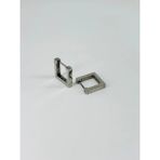 Skygo Revify Rodyum Çelik Erkek Küpe Çap (9 Mm) Kalınlık (3 Mm) - EKP0022