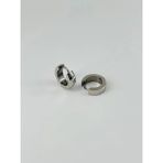 Skygo Revify Rodyum Çelik Erkek Küpe Çap (9 Mm) Kalınlık (4 Mm) - EKP0032