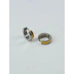Skygo Revify Rodyum ve Gold Çelik Erkek Küpe Çap (9 Mm) Kalınlık (4 Mm) - EKP0003