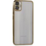 Skygo Revify Samsung Galaxy A05 Kılıf Razer Lensli Silikon - Gold
