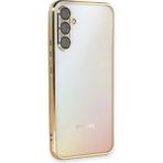 Skygo Revify Samsung Galaxy A54 5g Kılıf Razer Lensli Silikon - Gold