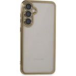 Skygo Revify Samsung Galaxy S23 Fe Kılıf Razer Lensli Silikon - Gold