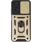 Skygo Revify Xiaomi Poco M4 Pro 4g Kılıf Pars Lens Yüzüklü Silikon - Gold