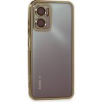 Skygo Revify Xiaomi Redmi Note 11E Kılıf Razer Lensli Silikon - Gold