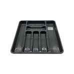 Skygo Sev Plastik 39X42,5X5 cm Çekmece Içi Boy 7 Gözlü Kaşıklık - Kestane Akaju - Option-1