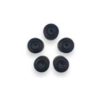 Skygo Tekerlek Jant Bijon Kapağı 5 Adet 1K0601173 Vw Eos ile Uyumlu 2006-2011 - (ClearEyelets)Black-RadiantOrchid - 13 inç