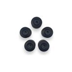 Skygo Tekerlek Jant Bijon Kapağı 5 Adet 1K0601173 Vw Passat cc ile Uyumlu 2013-2017 - (ClearEyelets)Black-RadiantOrchid - 13 inç