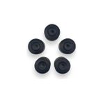 Skygo Tekerlek Jant Bijon Kapağı 5 Adet 1K0601173 Vw Touran ile Uyumlu 2011-2015 - (ClearEyelets)Black-RadiantOrchid - 13 inç