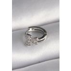 Skygo TJ-PR1335 316L Çelik Gümüş Renk Zirkon Taşlı Kurdele Model Tragus Piercing