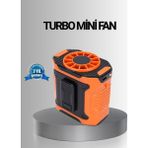 Skygo Turbo Mini Taşınabilir Fan – 100 Kademeli Dijital Hız Kontrolü ve Type-C Şarj