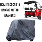 Skyjet Ecocar 15 3 Tekerlekli Kabinli Elektrikli Motosiklet Brandası