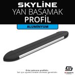 Skyline Aluminyum Yan Basamak Profil 173 cm Etekli
