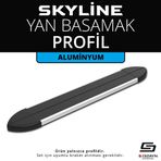 Skyline Aluminyum Yan Basamak Profil 183 cm Etekli