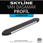 Skyline Aluminyum Yan Basamak Profil 223 cm