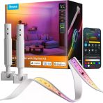 Skyline Kit İle Govee Strip Işık, 13.1Ft Smart Led Strip Işıklar Alexa İle Çalışır, Google Asistan Ve Madde, Rgbwıc Color Değişen Işık