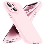SKYLMW iPhone 14 Kılıf Askeri Düşme Test Darbeye Dayanıklı Silikon iPhone 14 Telefon Kılıfları Kadın Erkek Pembe