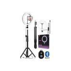 SKYLOONG Reing Fill Light Led Işıklı Tripod 10 Inç Halka Youtuber Tiktok Makyaj Işığı Ayaklı 10 Inç