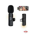 SKYNEX Type-c Android Girişli Telefon Uyumlu Wireless Youtube Tiktok Yayın Kablosuz Yaka Mikrofonu pro-c