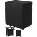 Skyour Veranda Hazırlık Masa Örtüsü 35"/55" Keter Unity XL Taşınabilir Dış Mekan Masası/Yuvarlanan Mobil Mutfak Ada Bar Arabası Saklama Dolabı Kapağı Su Geçirmez Izgara Aksesuarları Kılıfları