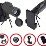 Skypal ST-201M 40X60 Monoküler Tripodlu Dürbün Taşıma Çantası ve Mobil Aparat