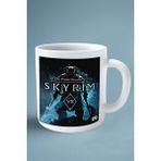 Skyrim Oyun Baskılı Kupa Bardak Çift Taraflı Baskı Kişiye Özel Model 4