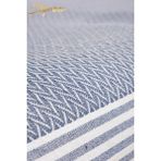 Skyrose Natural Pamuklu Koltuk Örtüsü 170 x 210 Koltuk Şalı - 170 x 210 cm - Mavi