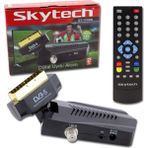 Skytech Mini Scart Uydu Alıcısı, Yüksek Performans ve Net Görüntü Sağlar - Antrasit