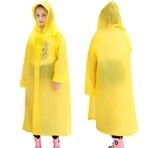 Skyzone Çocuk Yağmurluk Kızlar için, Taşınabilir Eva Yağmurluk Hafif Kapüşonlu Yağmur Panço, Yeniden Kullanılabilir Şirin Çocuk Yağmurluk Açık Hava Seyahat Tırmanma Bisiklet Yürüyüşü