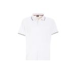 Slam A108001S00_DECK Beyaz Polo Yaka Regular Fit Erkek T-Shirt