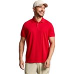 Slam Deck Polo Ss Erkek Kırmızı T-shirt Krem