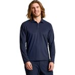 Slam Tech Pique Polo Ls Erkek Mavi Tişört - Lacivert