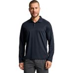 Slam Tech Pique Polo Ls Erkek Siyah Tişört - XL