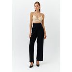 Slash Butik Ekru Dantelli Bralet