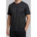 Slazenger 3615 Erkek Bisiklet Yaka Şerit Detaylı Tişört Regular Fit - Antrasit
